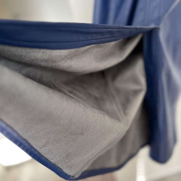 Gorgeous blue faux leather dress XXL - Picture 12 of 13